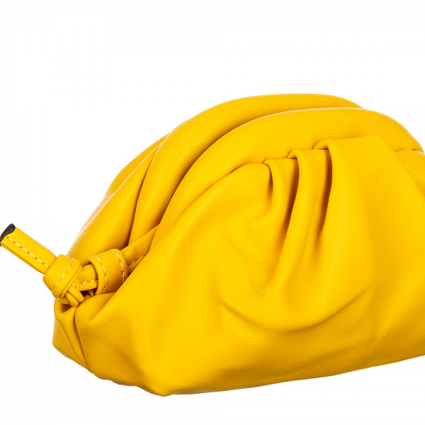 Γυναικεία τσάντα Banila κίτρινη, 4 - Kalapod.gr